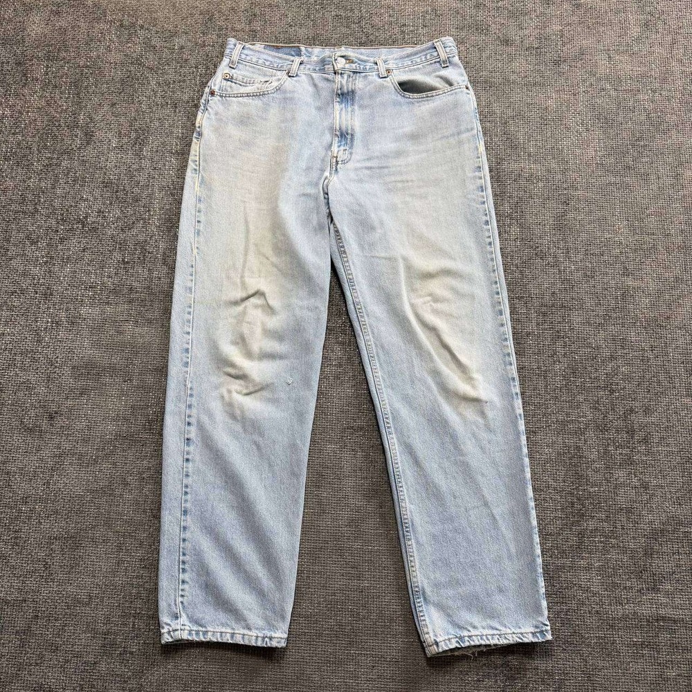 Levi's 559 Relaxed Fit Jeans Mens 36x31 Light Wash Blue Vintage 90s Denim